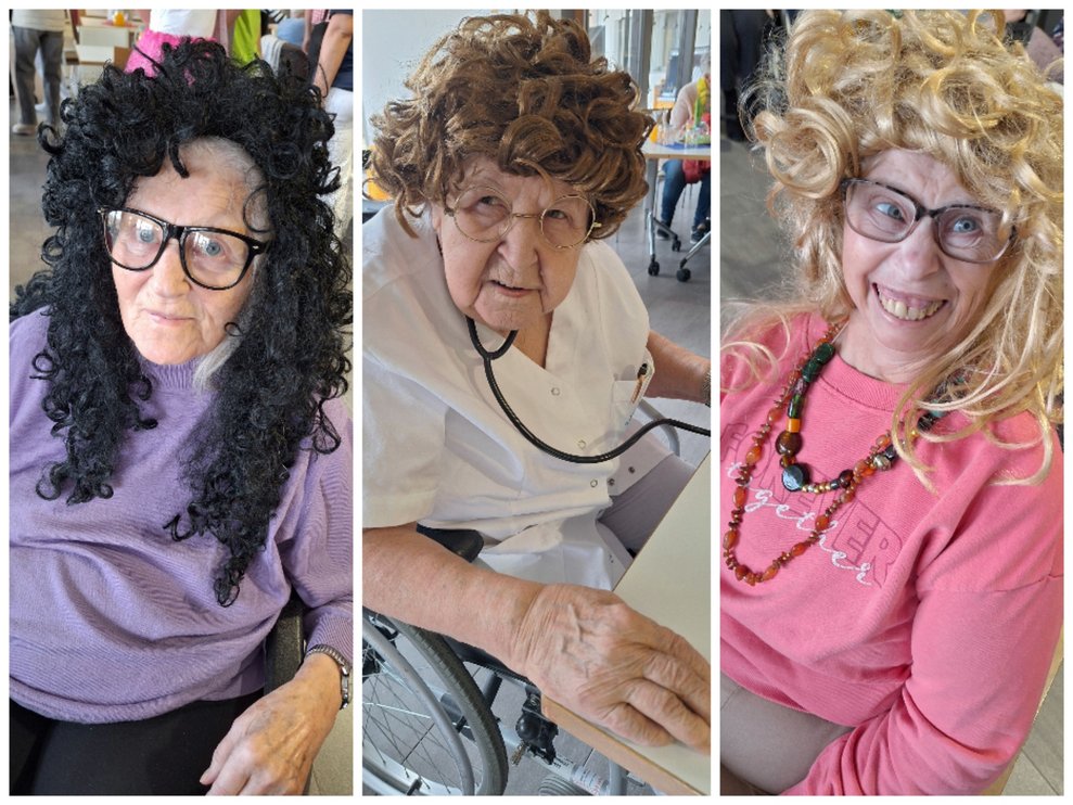 Frau Prochazka, Frau Heissenberger und Frau Steinbauer haben sich zum gemütlichen Plaudern eingefunden.