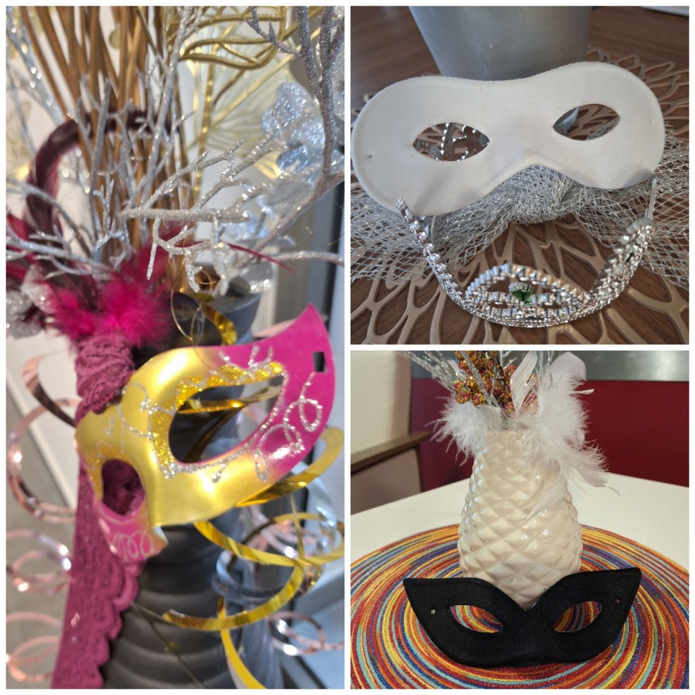 Faschingsdekoration hat sich im ganzen Haus ausgebreitet. Ein untrügliches Zeichen dafür, dass der "Rosenmontag" ins Haus steht.