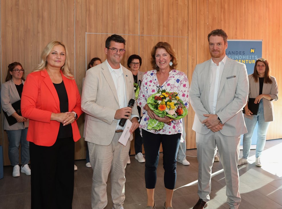Gabriela Blahova, Gerald Spiess, Bezirkshauptfrau Alexandra Grabner-Fritz, Stefan Bernhard